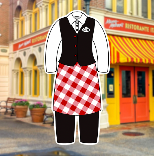 Mama Melrose HS Cast Member Costume Glossy Sticker