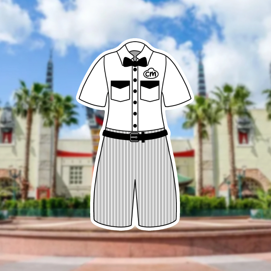 Oscar's HS Cast Member Costume Glossy Sticker