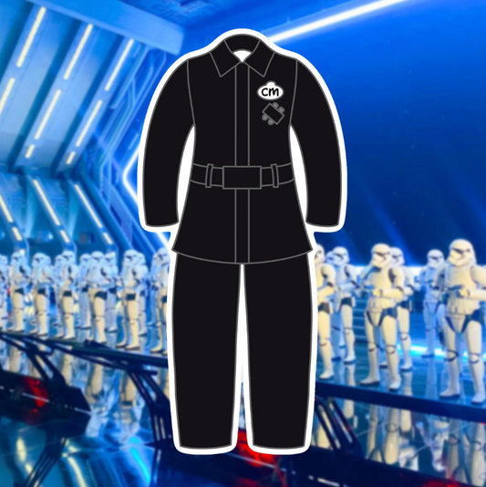 First Order HS Cast Member Costume Glossy Sticker