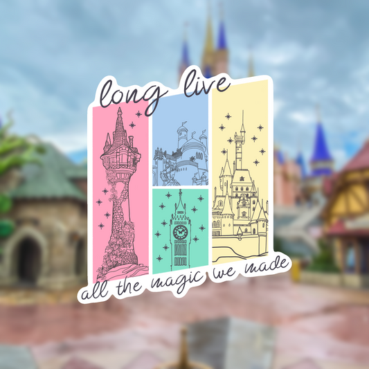 Long Live Fantasy Glossy Sticker