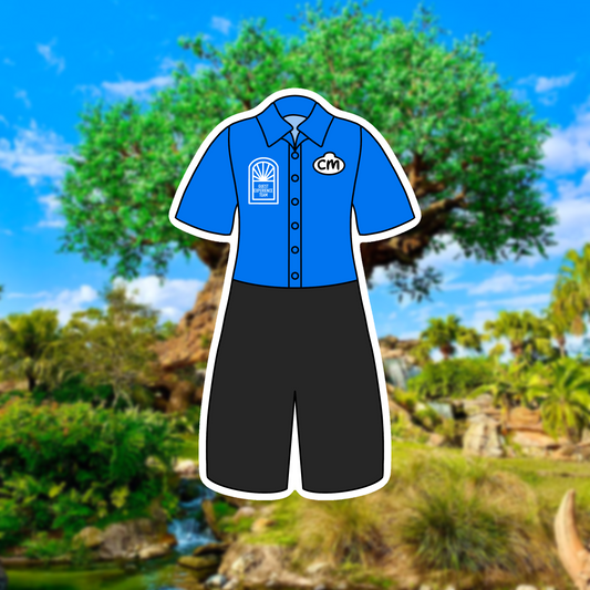 DAK Guest Experience Cast Member Costume Glossy Sticker