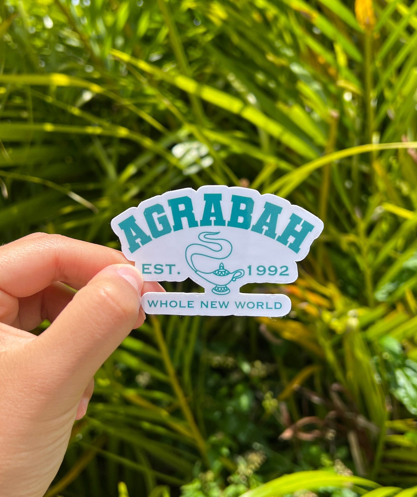 Agrabah Logo Glossy Sticker