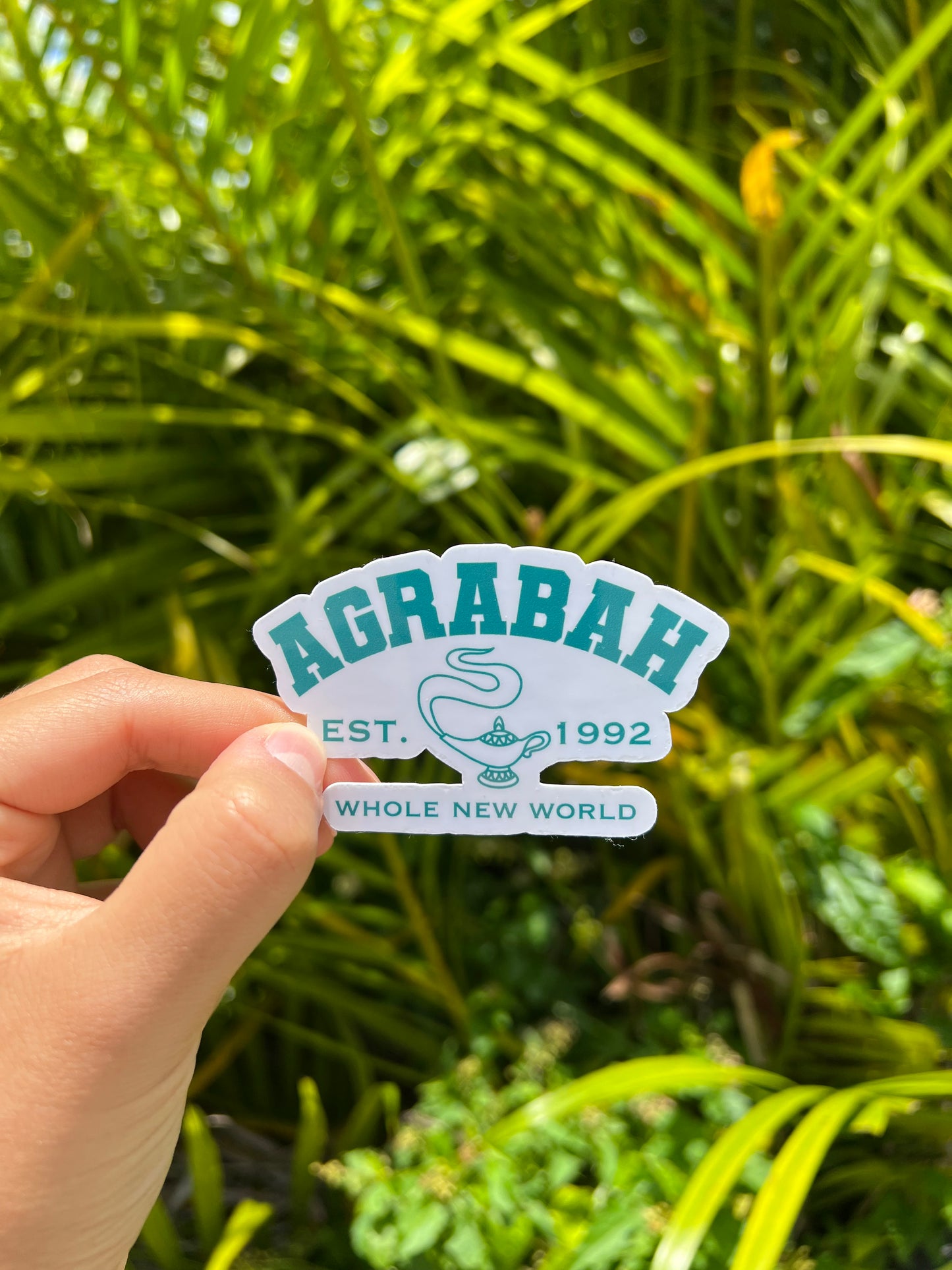 Agrabah Logo Glossy Sticker