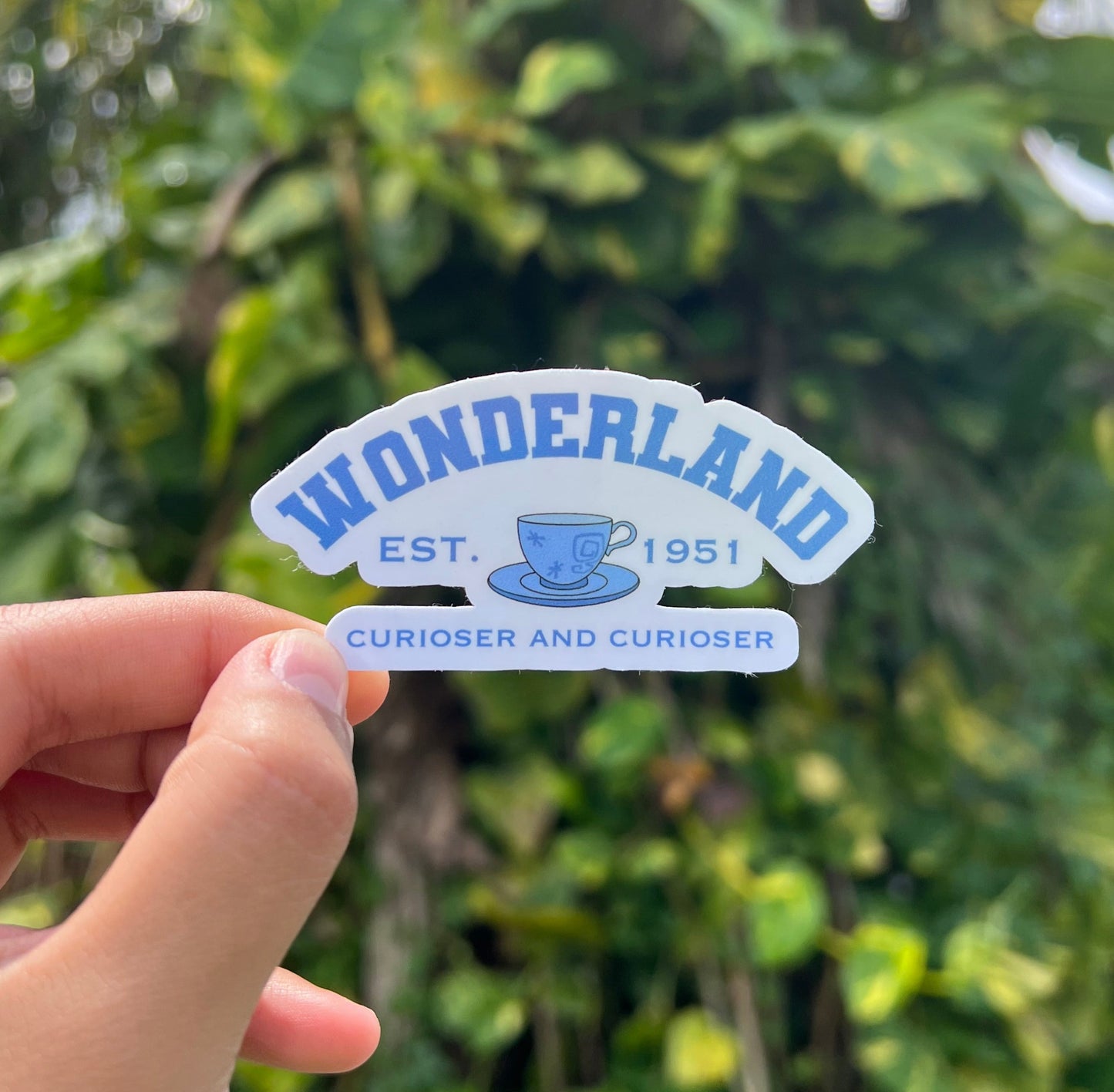Wonderland Logo Glossy Sticker