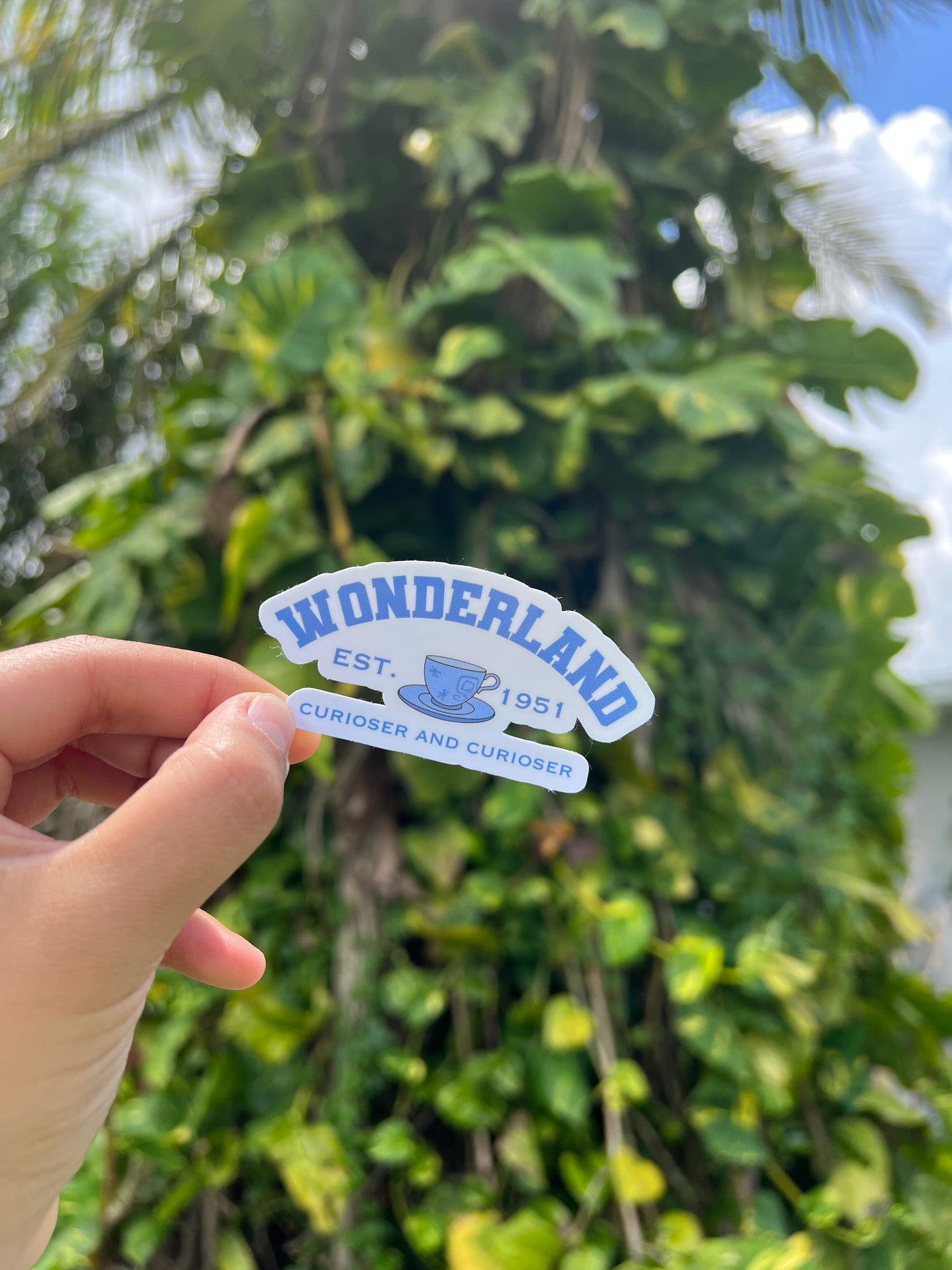 Wonderland Logo Glossy Sticker