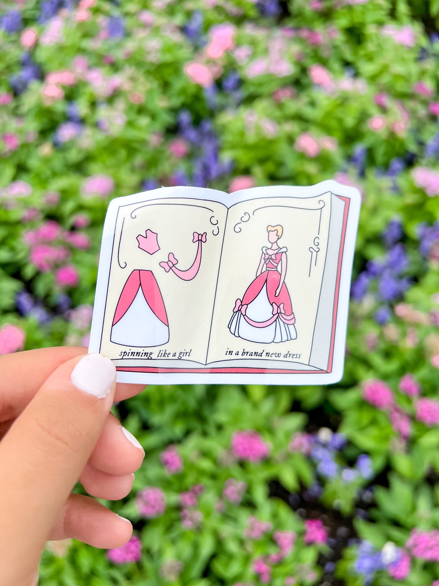 Brand New Dress Glossy Sticker