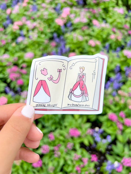 Brand New Dress Glossy Sticker