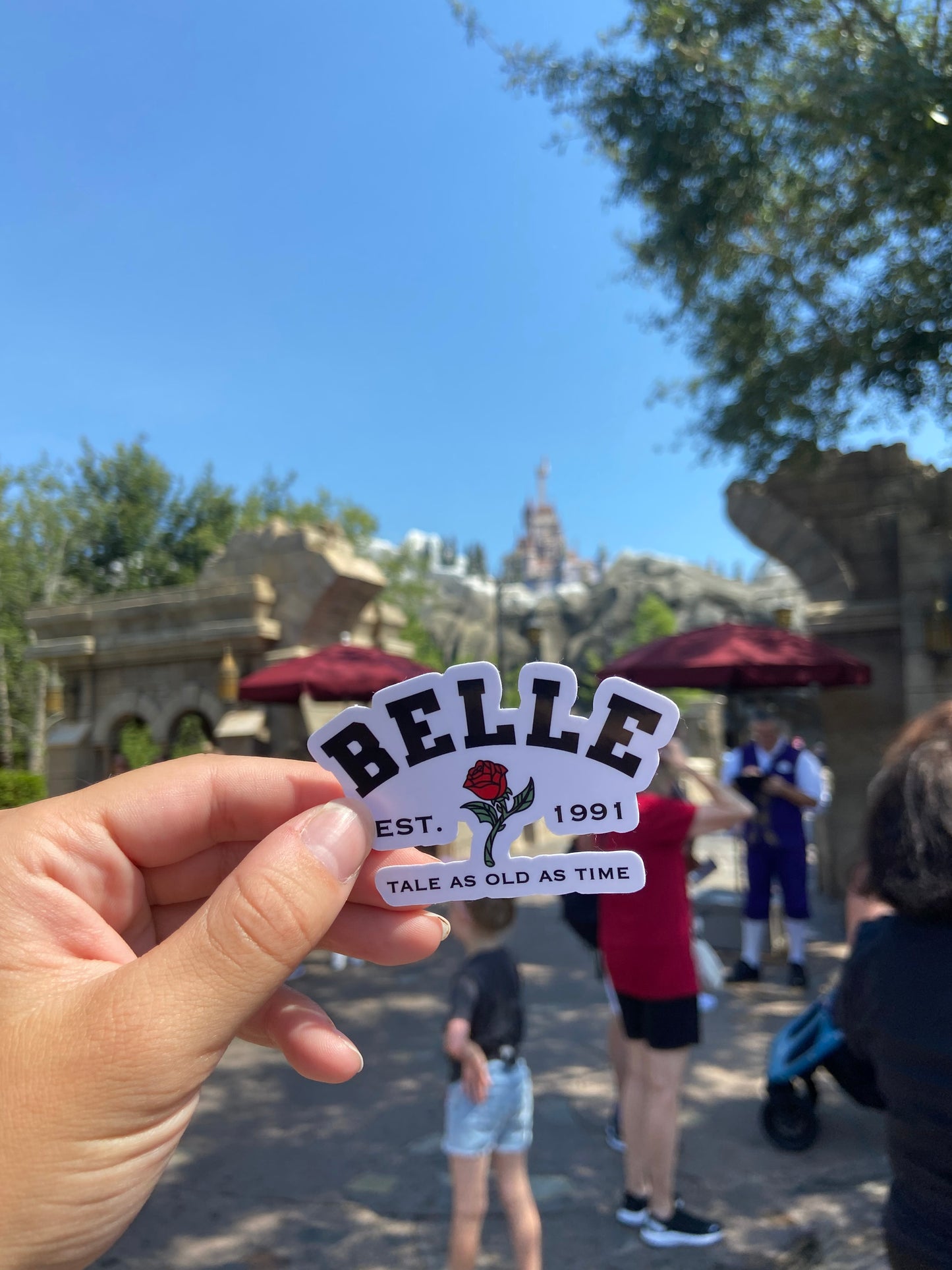 Belle Logo Glossy Sticker