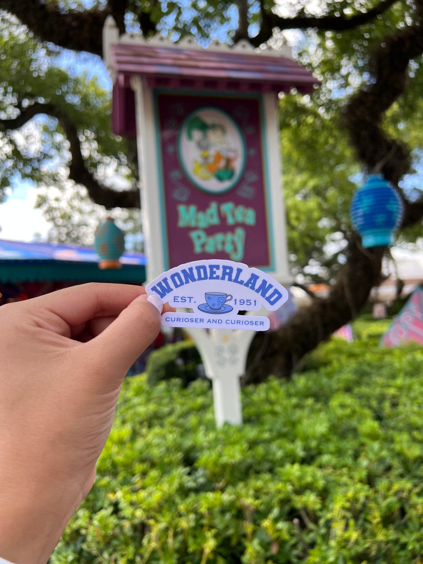 Wonderland Logo Glossy Sticker