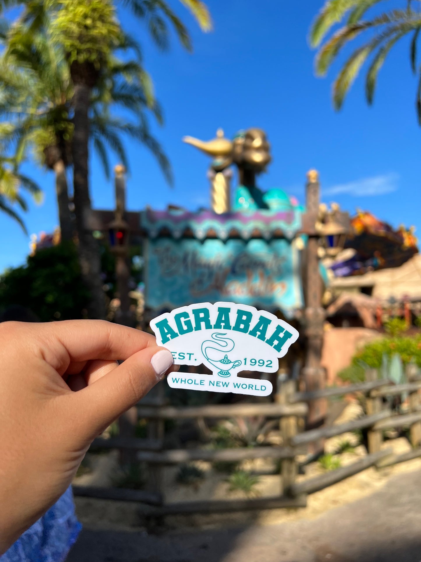 Agrabah Logo Glossy Sticker