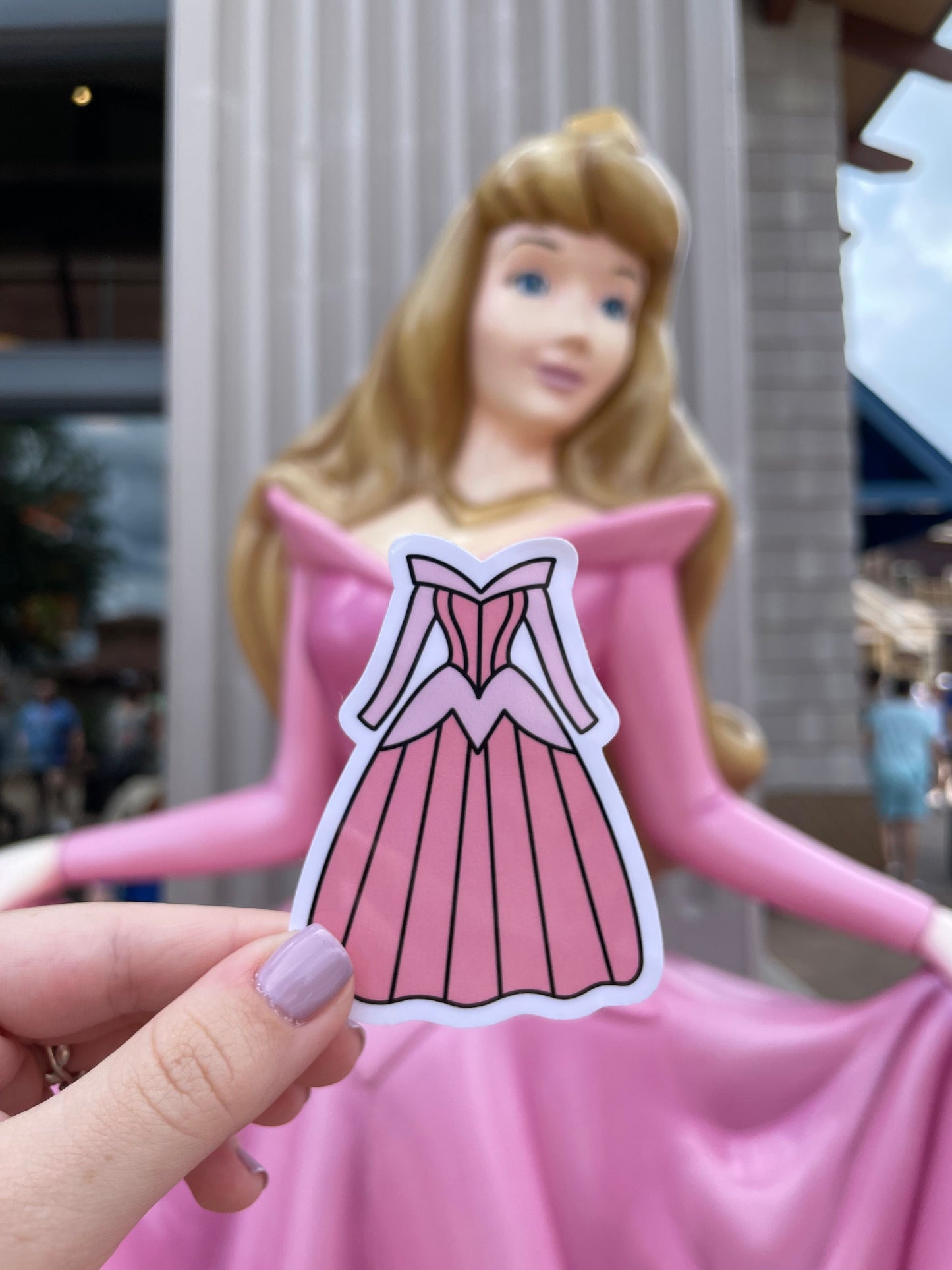 Aurora Dress Glossy Sticker