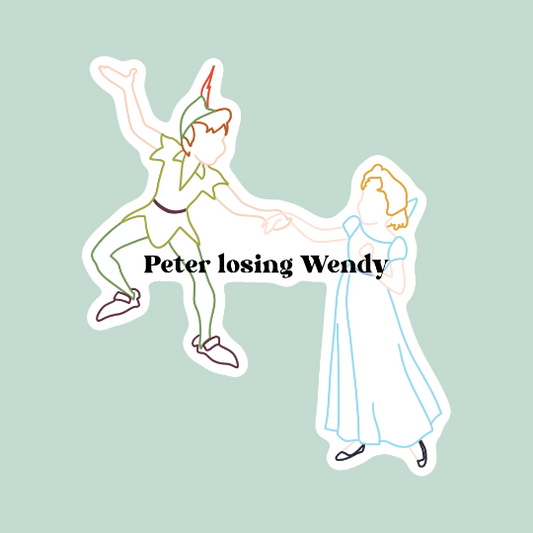 Peter Losing Wendy Glossy Sticker (Swiftie Sticker Collection)