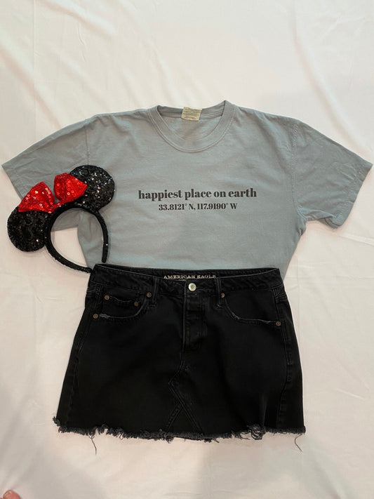 SALE Happiest Place Comfort Colors T-Shirt