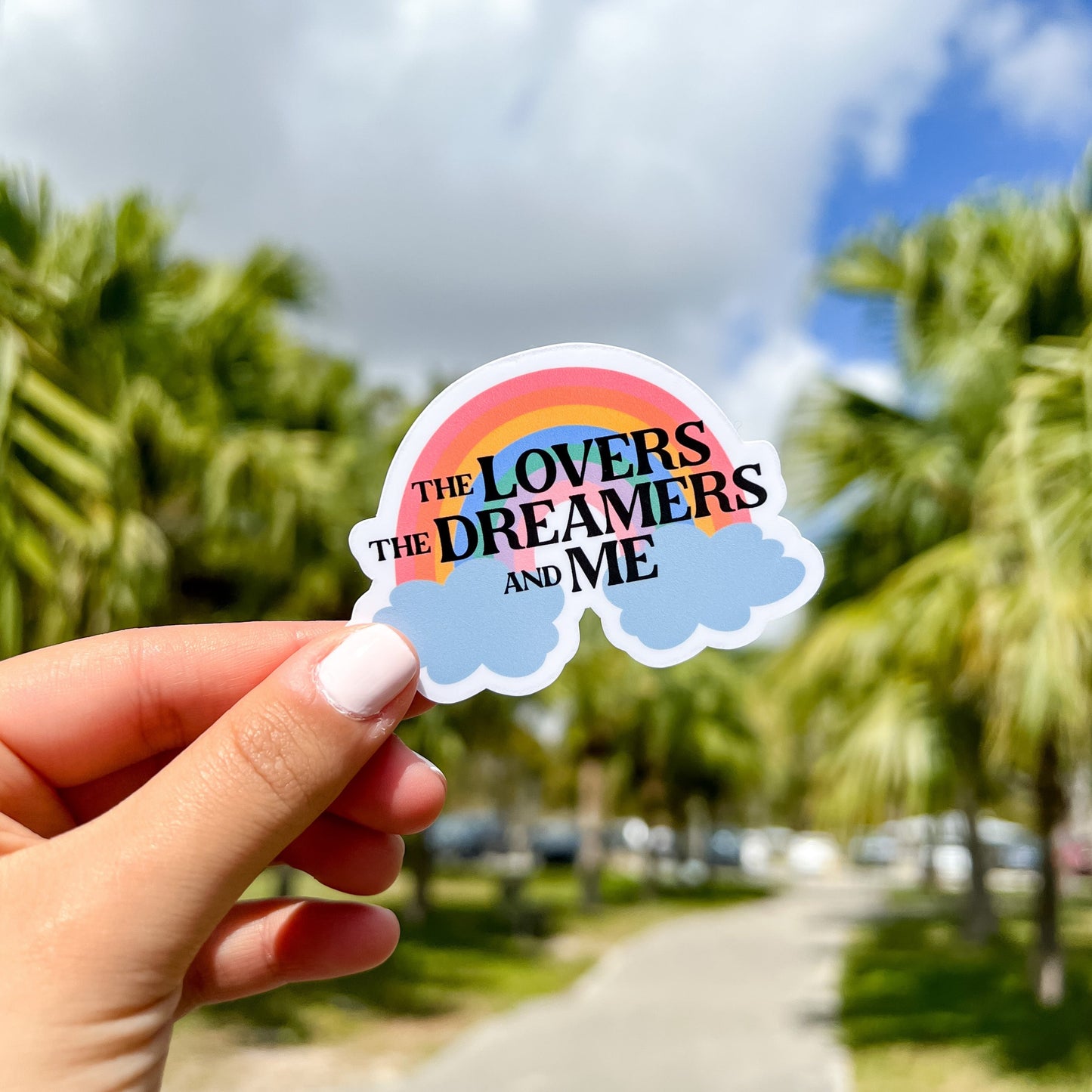 Lovers & Dreamers Rainbow Glossy Sticker (magical sticker collection)