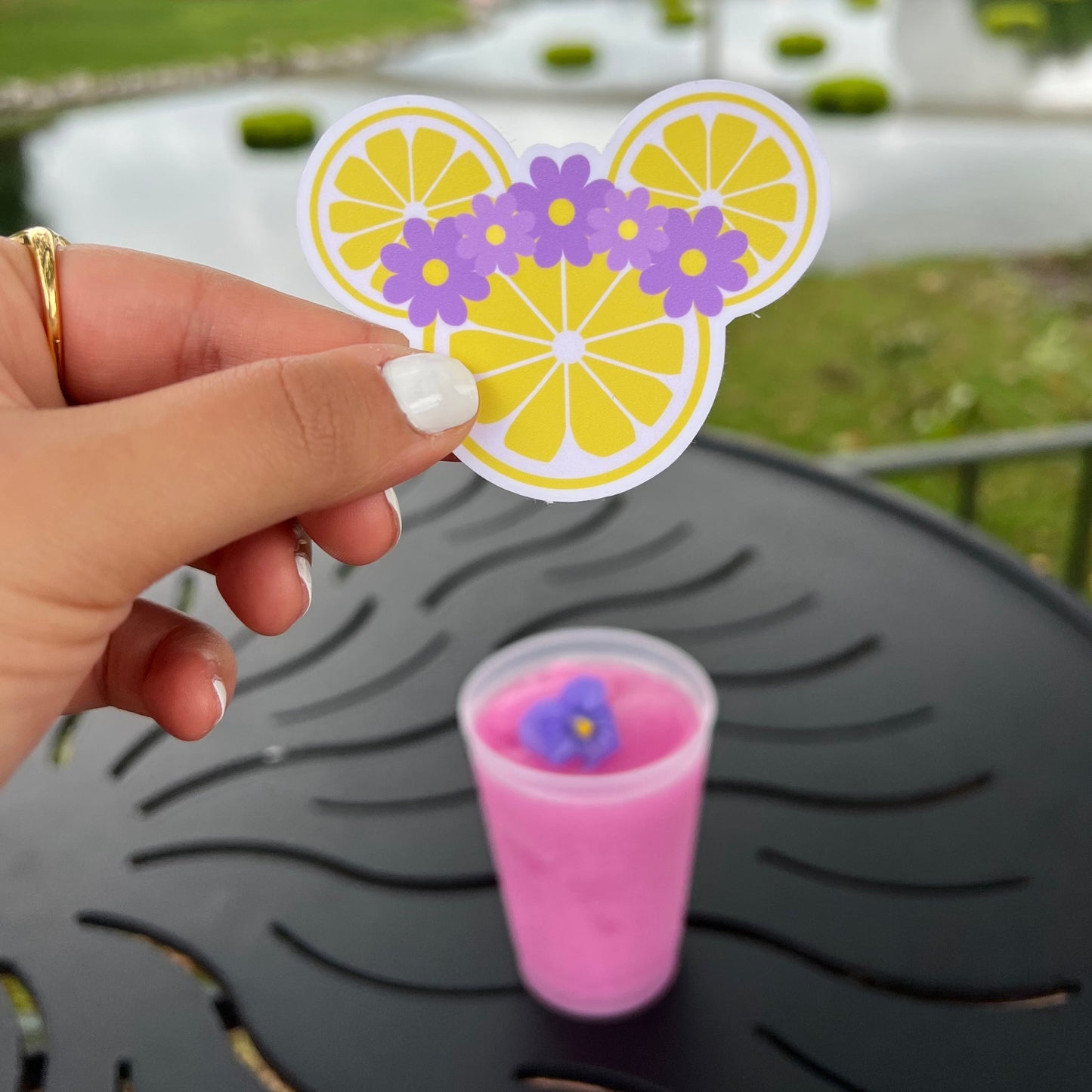 Violet Lemonade Glossy Sticker