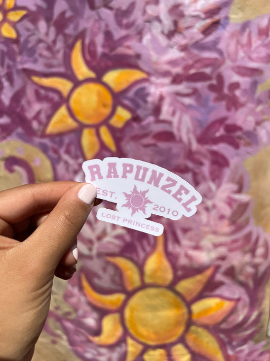 Rapunzel Logo Glossy Sticker