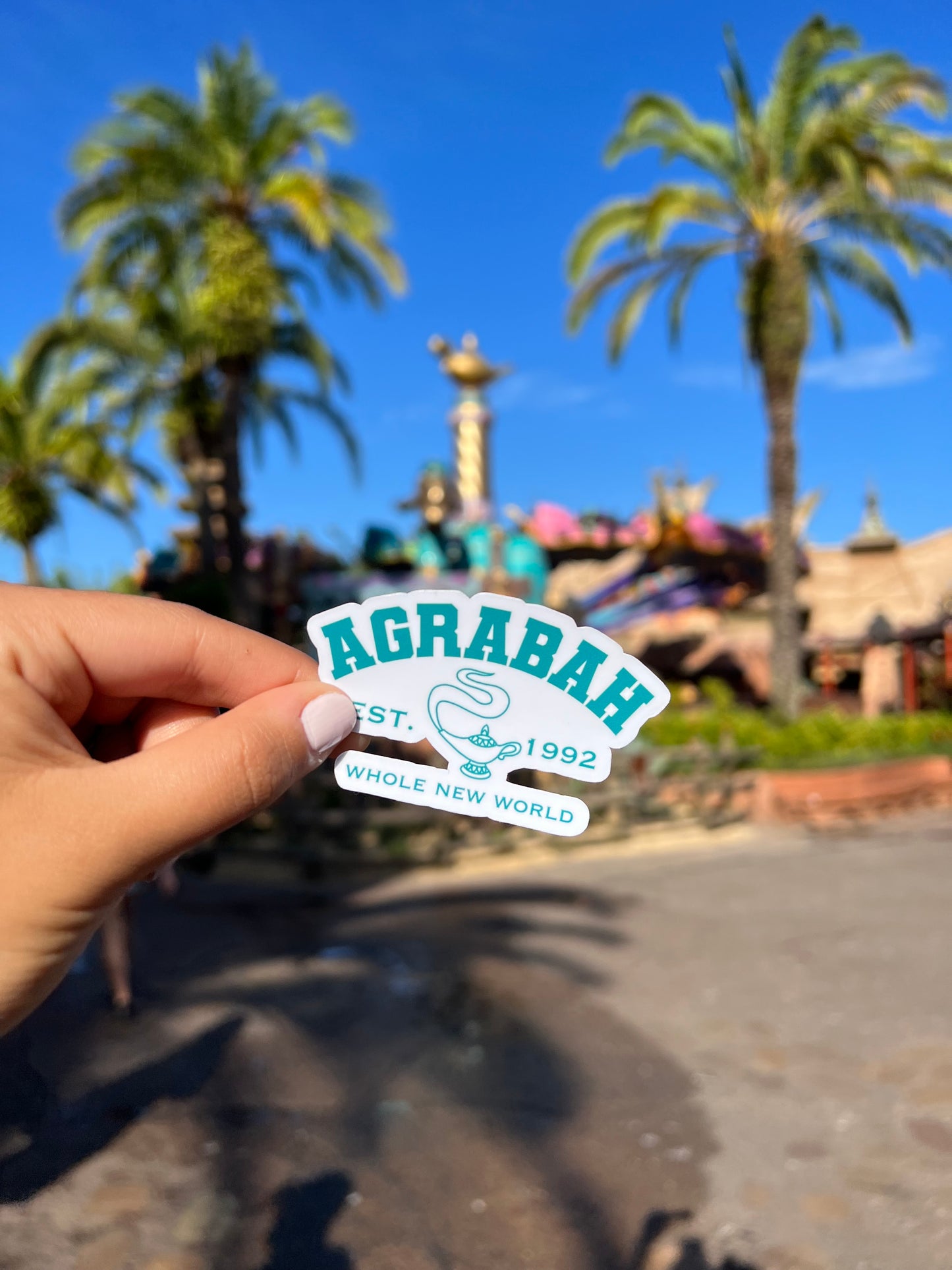 Agrabah Logo Glossy Sticker