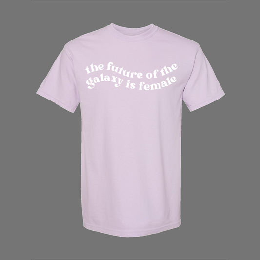 Lilac Future of the Galaxy T-Shirt- custom order  (force collection)